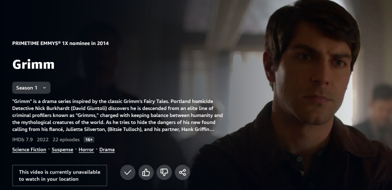 Grimm στο Amazon Prime