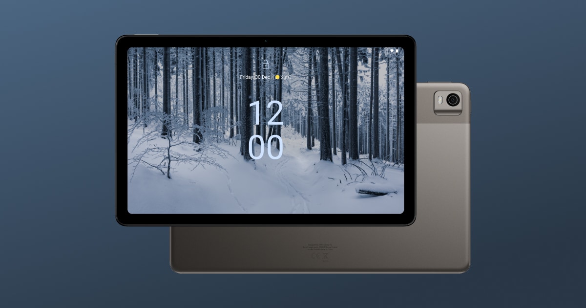 Nokia T21 tablet with HD streaming and stereo speakers